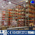 Industrial Warehouse Shelving Economical Teardrop Pallet Rack